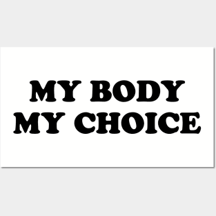 My Body My Choice - Pro Choice is a Human Right. Posters and Art